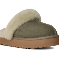 WOMEN'S UGG DISQUETTE SLIPPER | MOSS GREEN / MUTED BRASS