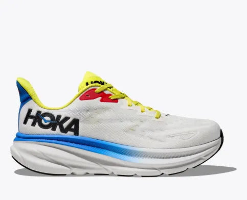 MEN'S HOKA CLIFTON 9 | BLANC DE BLANC / VIRTUAL BLUE