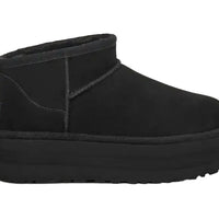 WOMEN'S UGG CLASSIC ULTRA MINI PLATFORM BOOT | BLACK