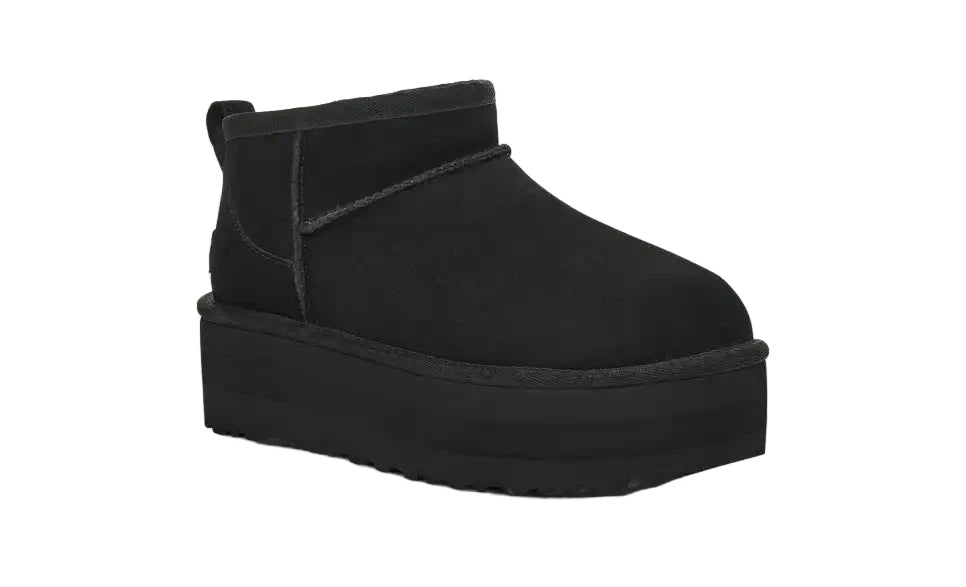 WOMEN'S UGG CLASSIC ULTRA MINI PLATFORM BOOT | BLACK