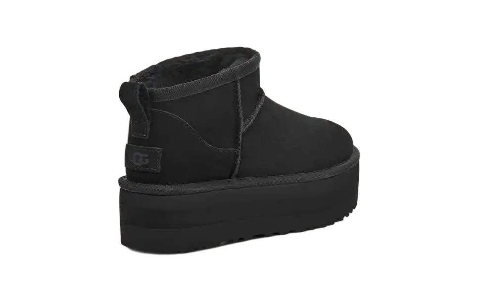 WOMEN'S UGG CLASSIC ULTRA MINI PLATFORM BOOT | BLACK