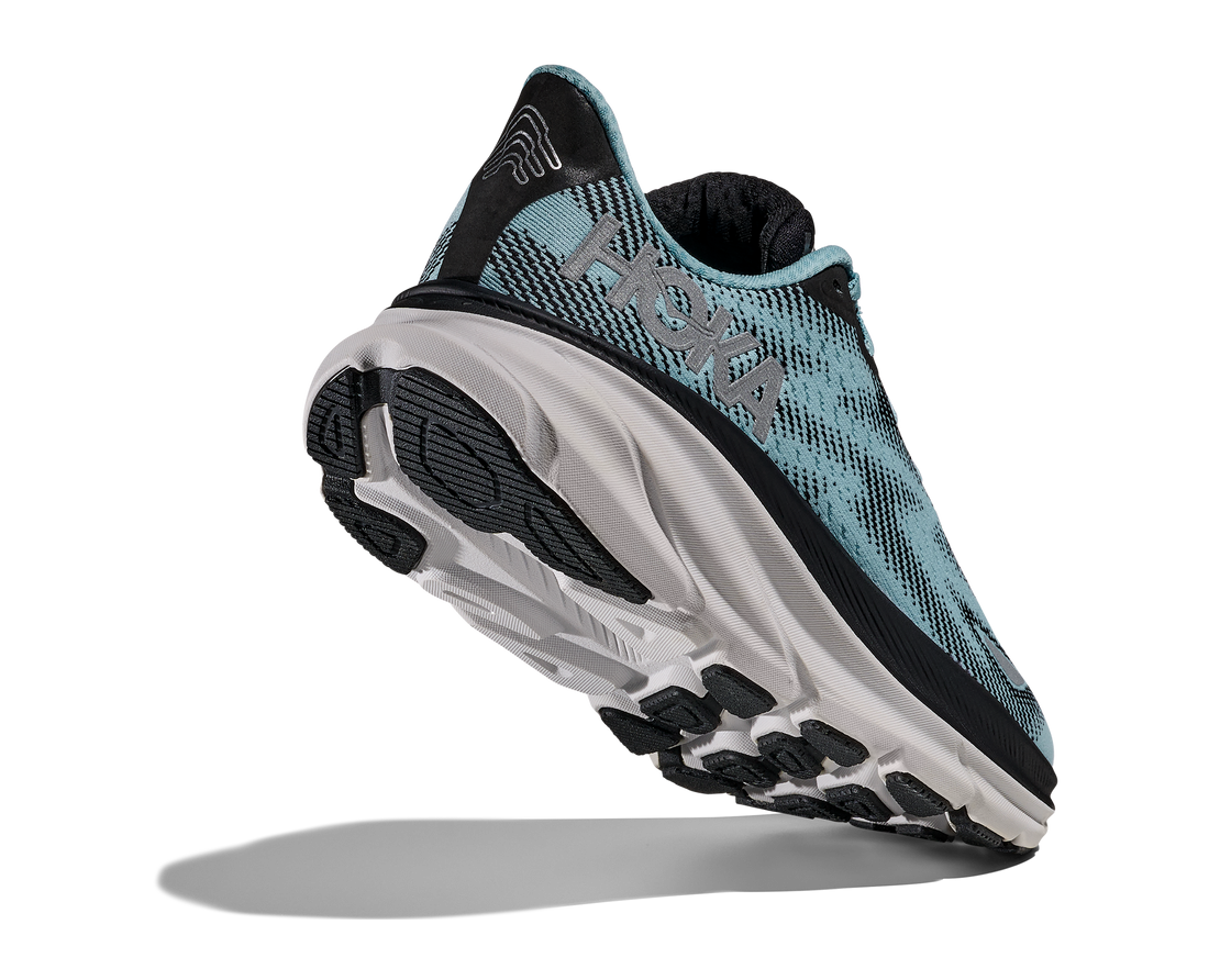 WOMEN'S HOKA CLIFTON 9 GTX | BLACK | RAINDROP