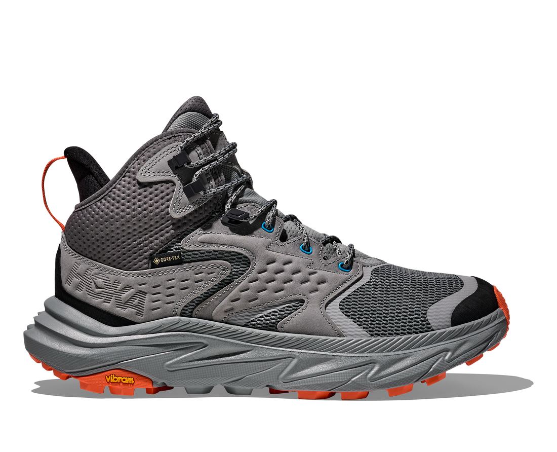 MEN'S HOKA ANACAPA 2 MID GTX | GALACTIC GREY | BLACK