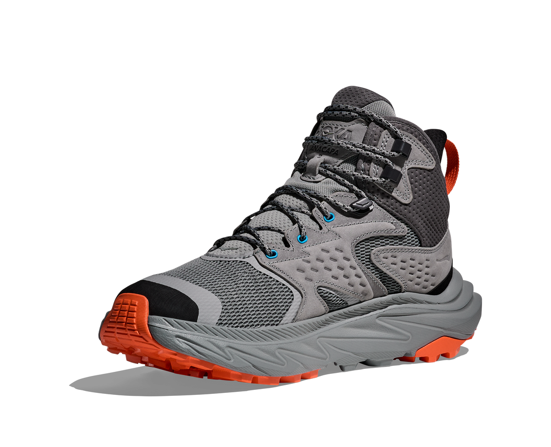 MEN'S HOKA ANACAPA 2 MID GTX | GALACTIC GREY | BLACK