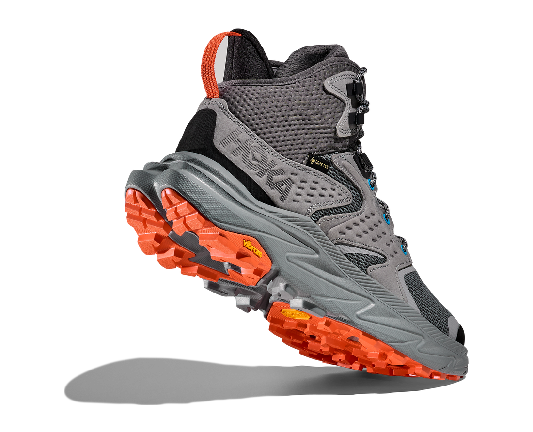 MEN'S HOKA ANACAPA 2 MID GTX | GALACTIC GREY | BLACK