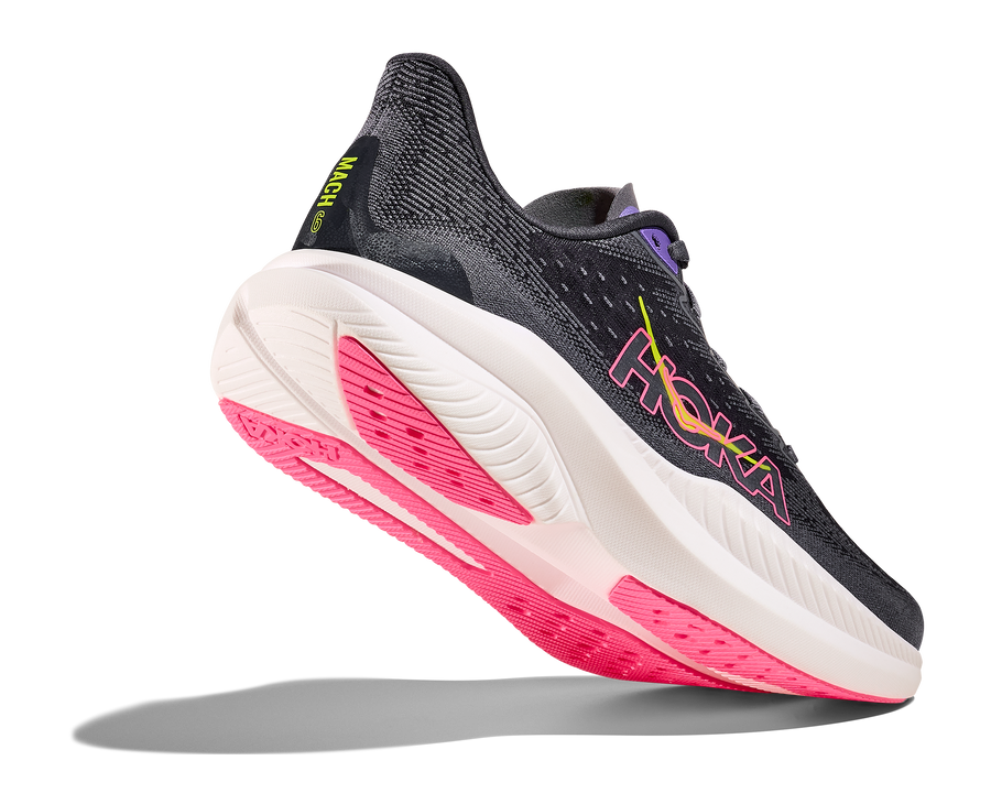 WOMEN'S HOKA MACH 6 | GREY SKIES / CHARCOAL GREY