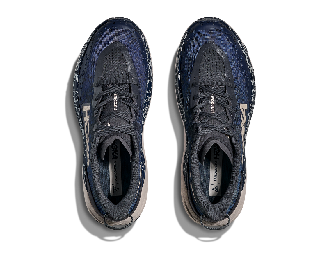 MEN'S HOKA SPEEDGOAT 6 | CHARCOAL GREY | MIDNIGHT BLUE