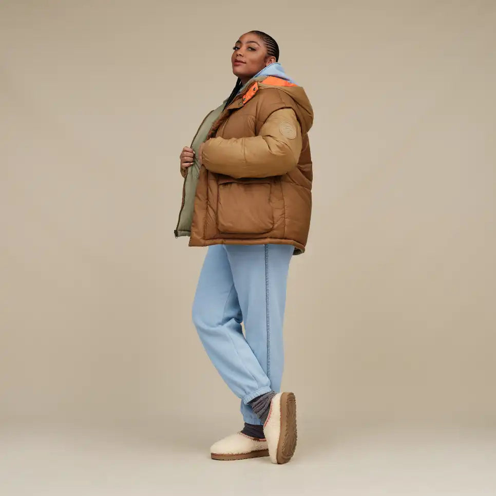 WOMEN'S UGG TASMAN MAXI CURLY | NATURAL