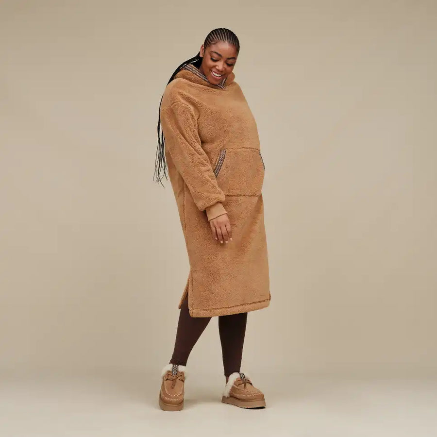 UNISEX UGGFLUFF OVERSIZED HOODIE | CHESTNUT