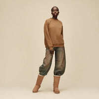 WOMEN'S UGG CLASSIC CREWNECK | CHESTNUT