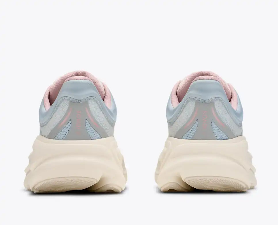WOMEN'S HOKA BONDI 9 GLM | ALABASTER / MINERAL BLUE