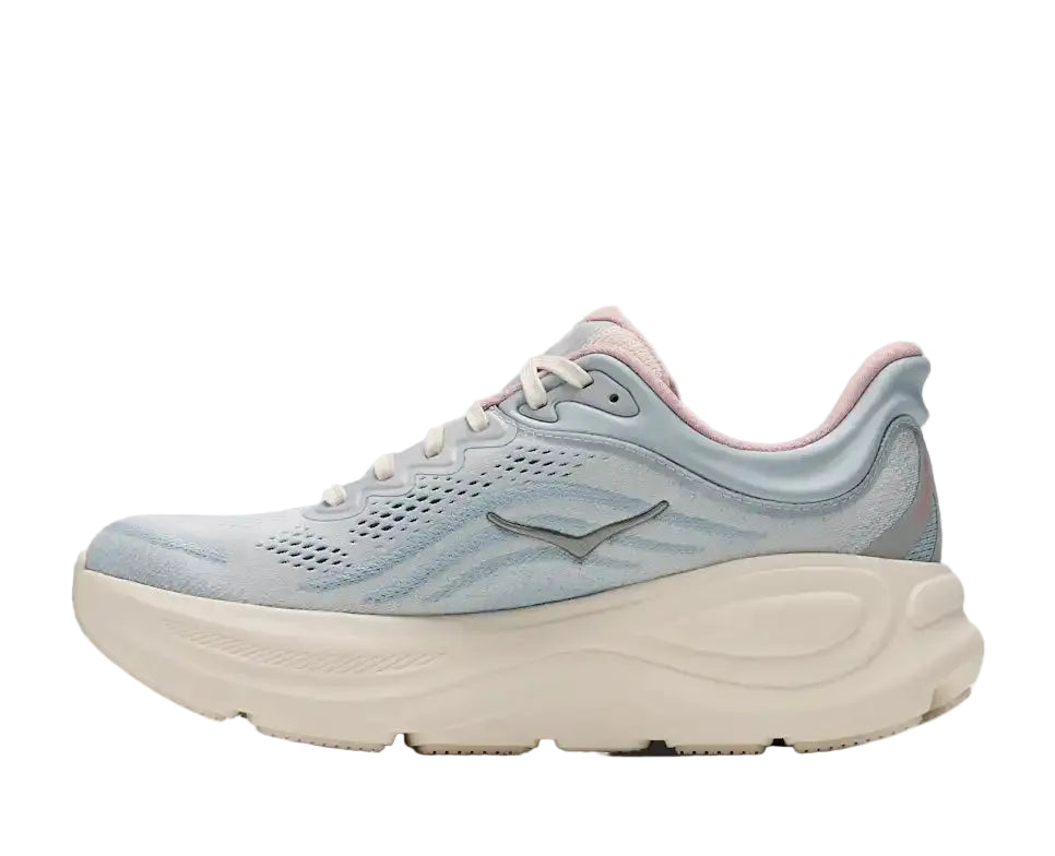 WOMEN'S HOKA BONDI 9 GLM | ALABASTER / MINERAL BLUE