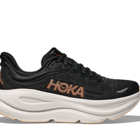 WOMEN'S HOKA BONDI 9 | BLACK / ROSE GOLD