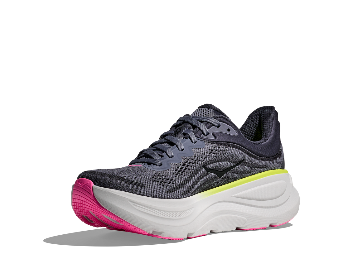 WOMEN'S HOKA BONDI 9 | CHARCOAL GREY | GREY SKIES