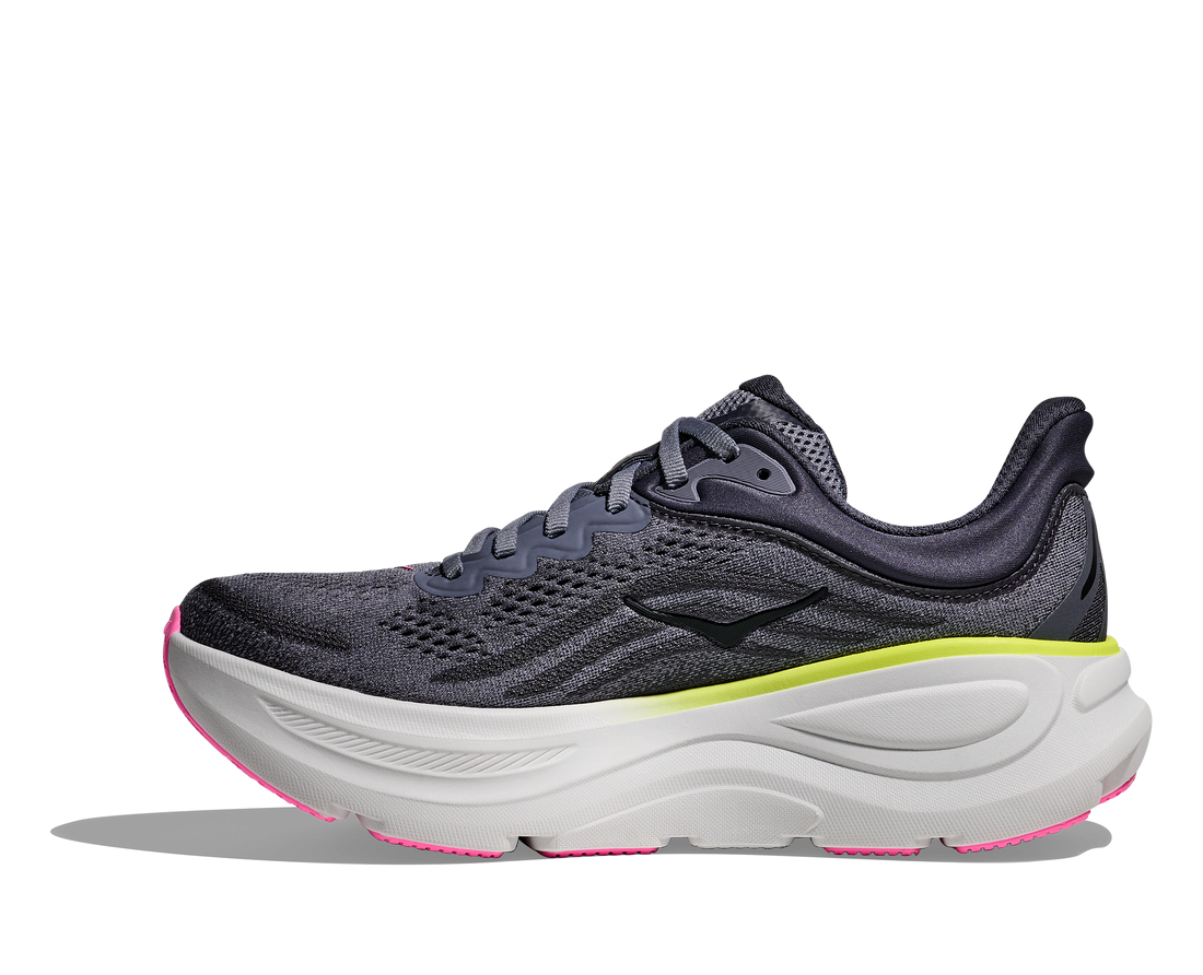 WOMEN'S HOKA BONDI 9 | CHARCOAL GREY | GREY SKIES
