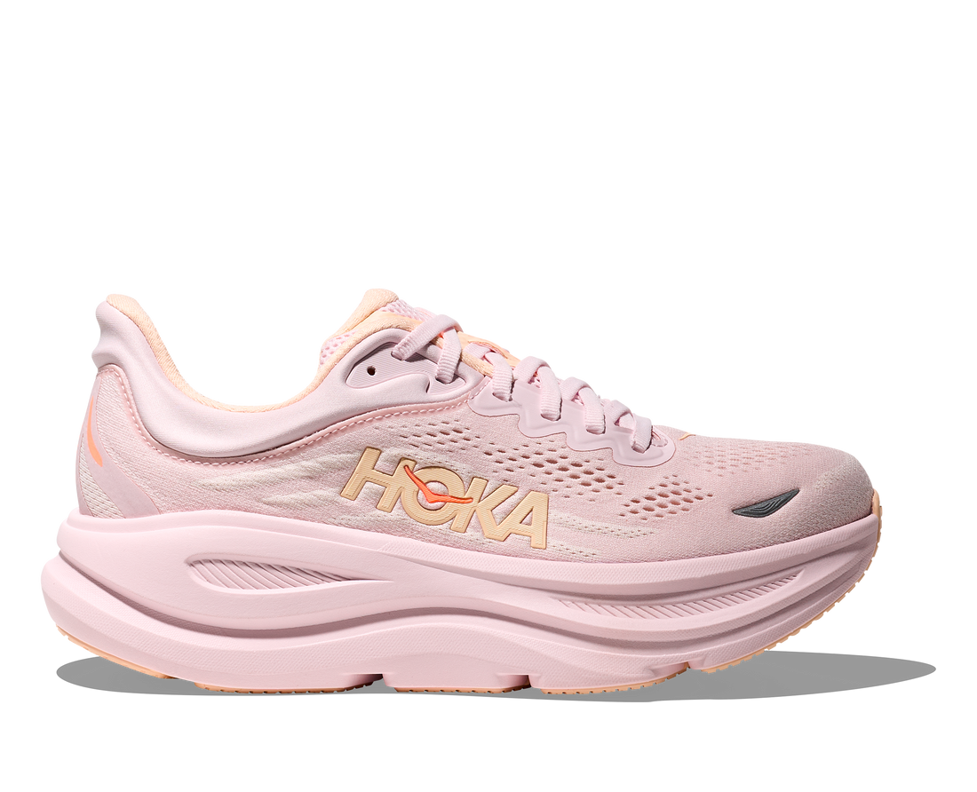 WOMEN'S HOKA BONDI 9 | LILAC | CREAM | TANGERINE | GLOW