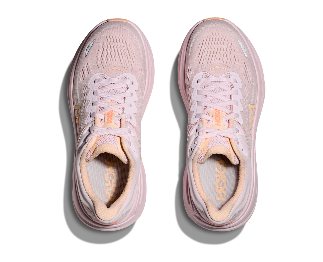 WOMEN'S HOKA BONDI 9 | LILAC | CREAM | TANGERINE | GLOW