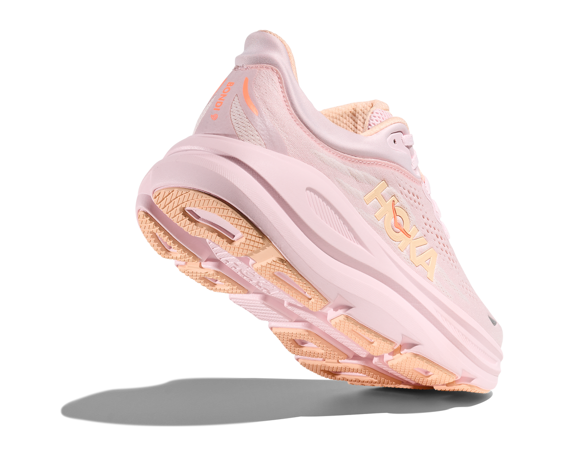 WOMEN'S HOKA BONDI 9 | LILAC | CREAM | TANGERINE | GLOW
