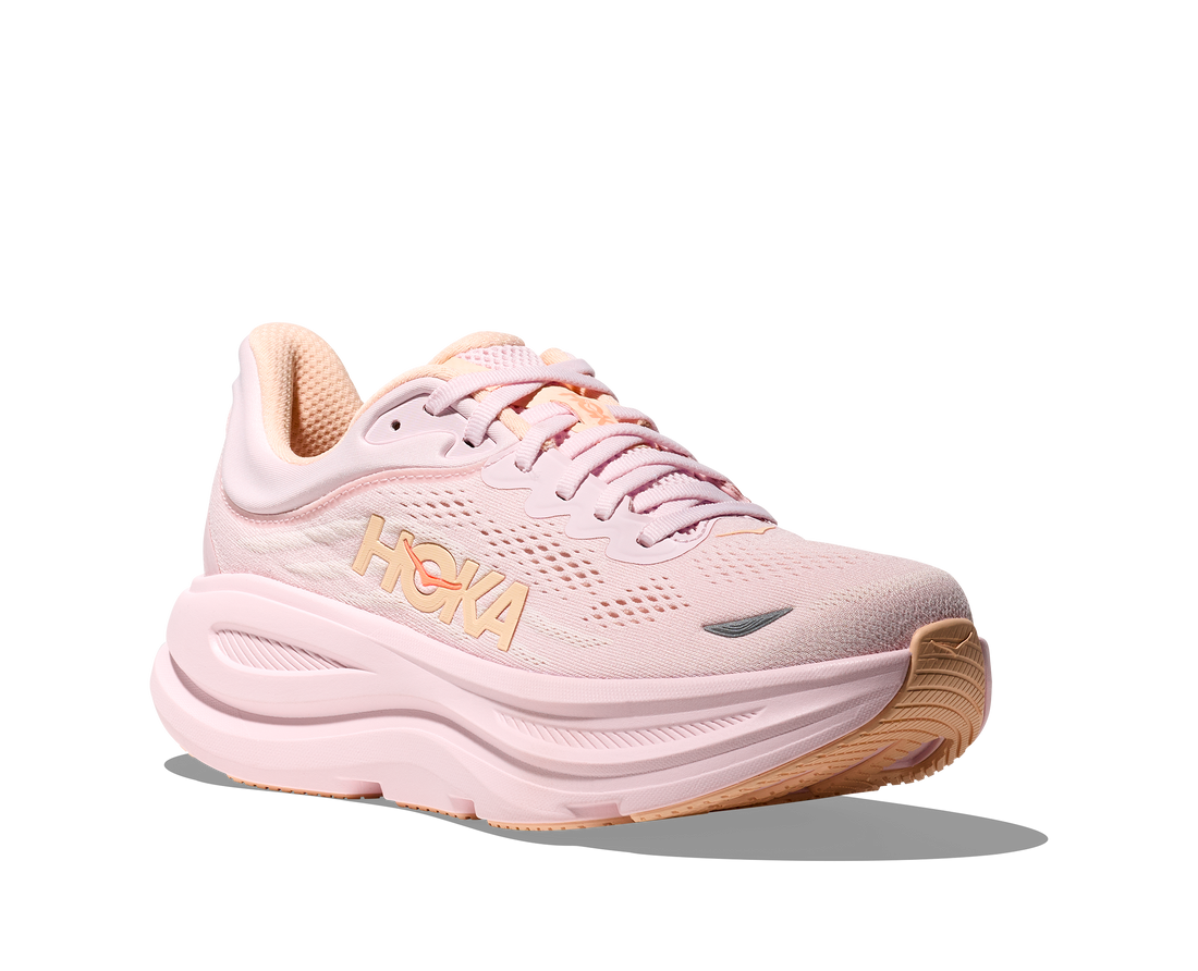 WOMEN'S HOKA BONDI 9 | LILAC | CREAM | TANGERINE | GLOW