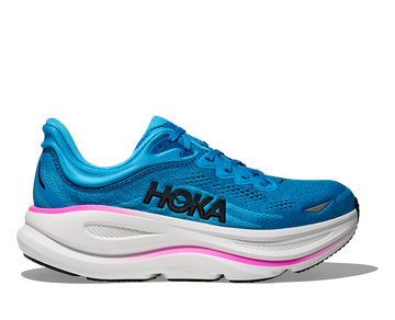 WOMEN'S HOKA BONDI 9 | SKYWARD BLUE | NEON FUCHSIA