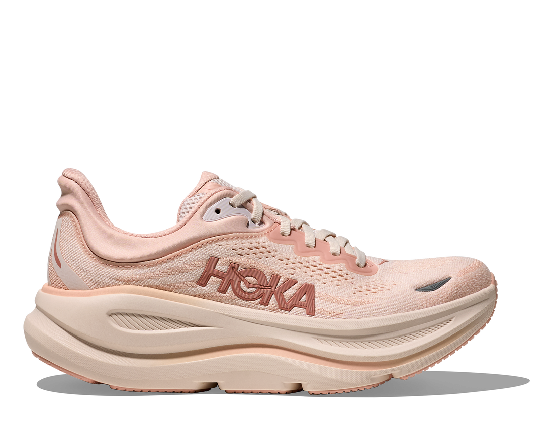 WOMEN'S HOKA BONDI 9 | ROSE LATTE | ROSE CREAM