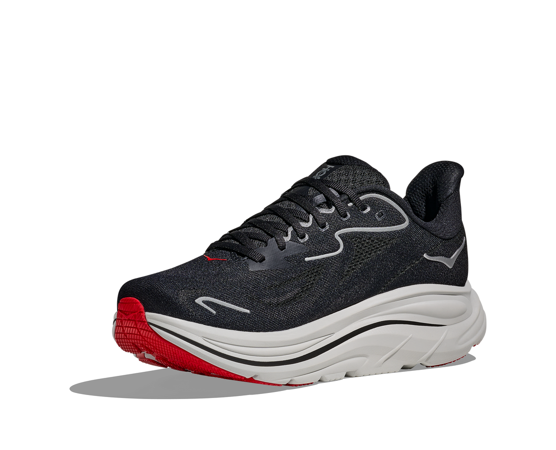 MEN'S HOKA CLIFTON 10 | BLACK / SILVER