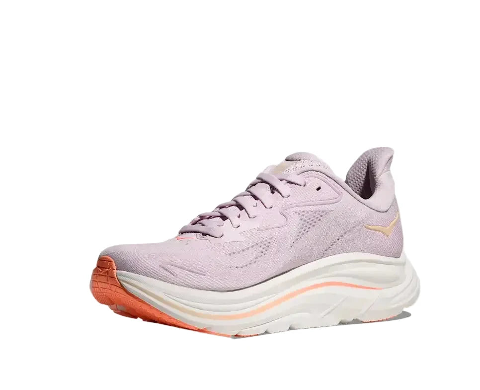 WOMEN'S HOKA CLIFTON 10 | LILAC CREAM | TANGERINE GLOW