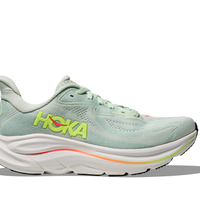WOMEN'S HOKA CLIFTON 10 | SEA GLASS | NEON FLAME