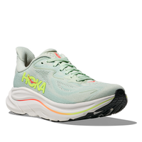 WOMEN'S HOKA CLIFTON 10 | SEA GLASS | NEON FLAME