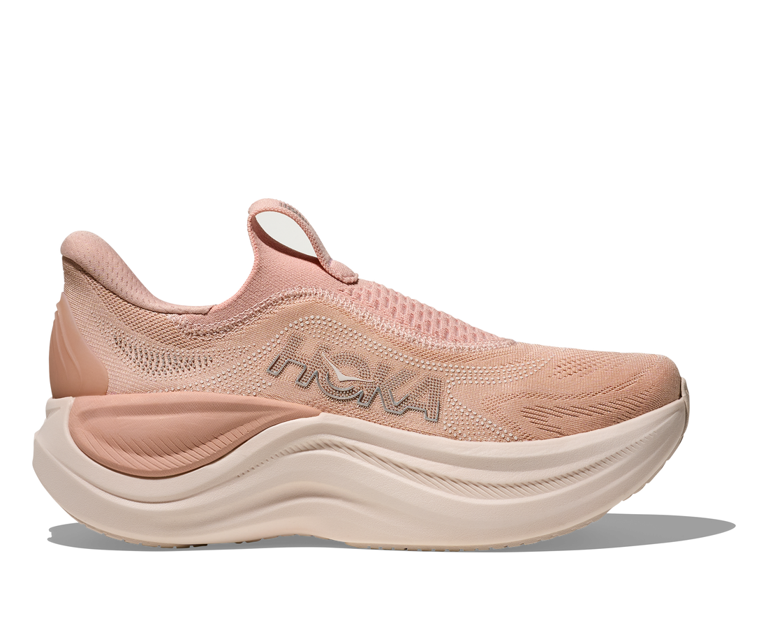 WOMEN'S HOKA SKYWARD LACELESS | ROSE LATTE | ROSE CREAM