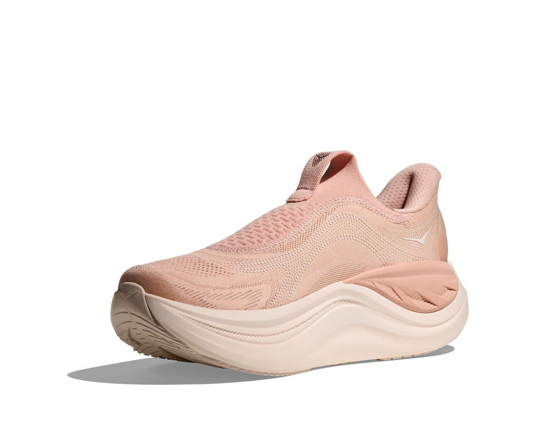WOMEN'S HOKA SKYWARD LACELESS | ROSE LATTE | ROSE CREAM