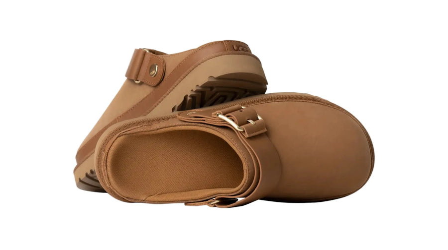 WOMEN'S UGG GOLDENSTAR VILLA CLOG | CHESTNUT