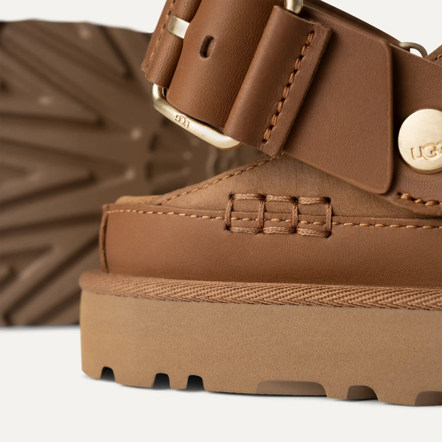 WOMEN'S UGG GOLDENSTAR VILLA CLOG | CHESTNUT