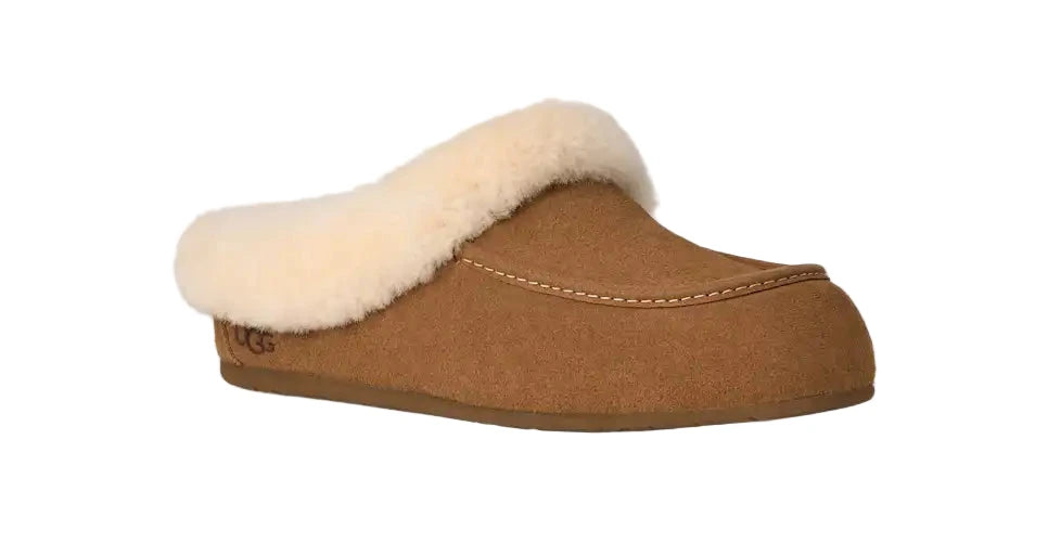 WOMEN'S UGG ANSLEY MULE | CHESTNUT
