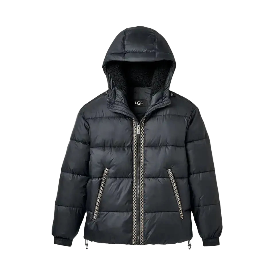 MEN'S UGG XAYDEN UGGBRAID PUFFER JACKET | BLACK