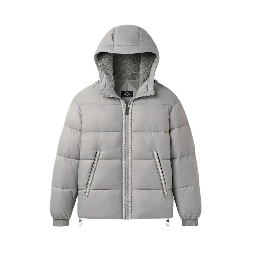 MEN'S UGG XAYDEN UGGBRAID PUFFER JACKET | COBBLE