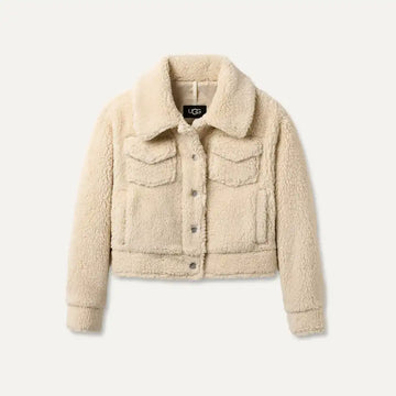 WOMEN'S UGG FRANKIE SHORT TRUCKER JACKET | NATURAL II