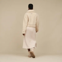 WOMEN'S UGG FRANKIE SHORT TRUCKER JACKET | NATURAL II