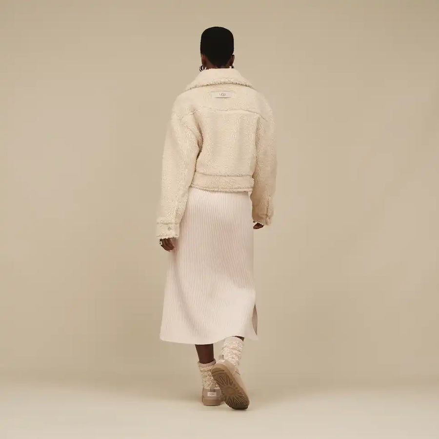 WOMEN'S UGG FRANKIE SHORT TRUCKER JACKET | NATURAL II