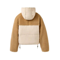 WOMEN'S UGG MYKAH UGGBRAID PUFFER JACKET | CREAM | SAND
