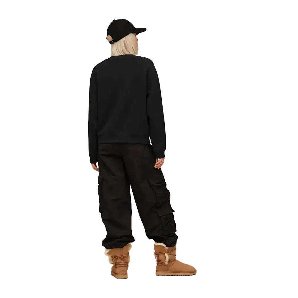 WOMEN'S UGG LOGO CREWNECK | BLACK