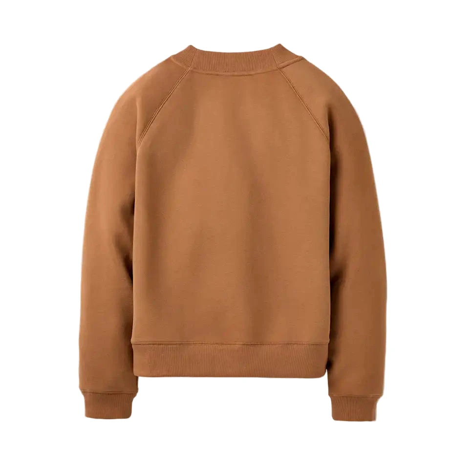 WOMEN'S UGG LOGO CREWNECK | CHESTNUT