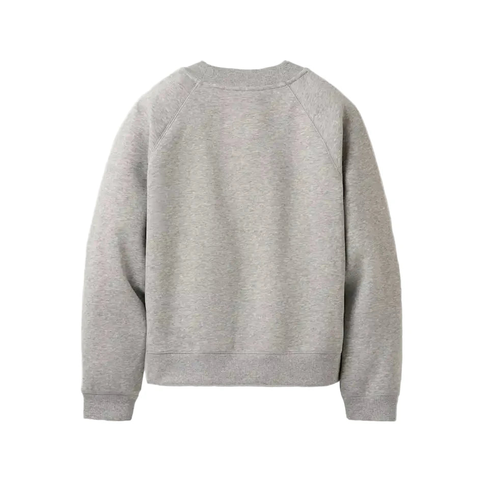 WOMEN'S UGG LOGO CREWNECK | GREY HEATHER