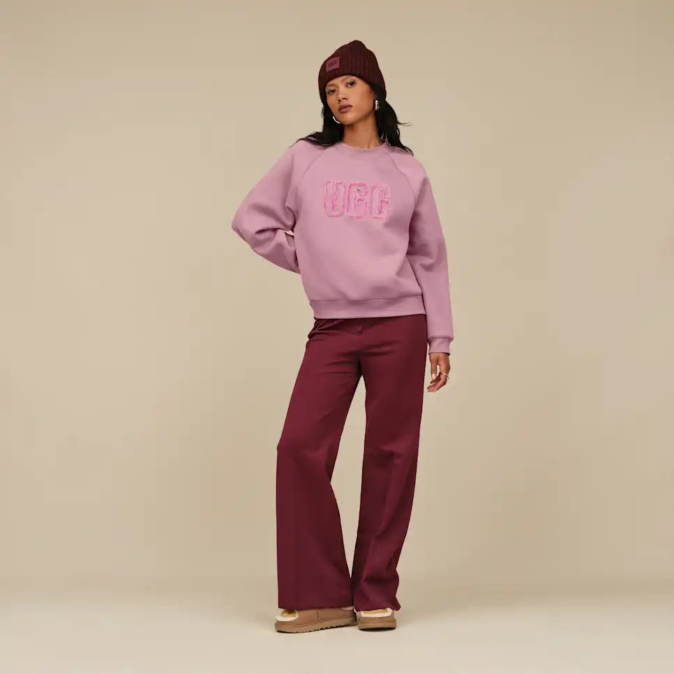 WOMEN'S UGG LOGO CREWNECK | SHADOW