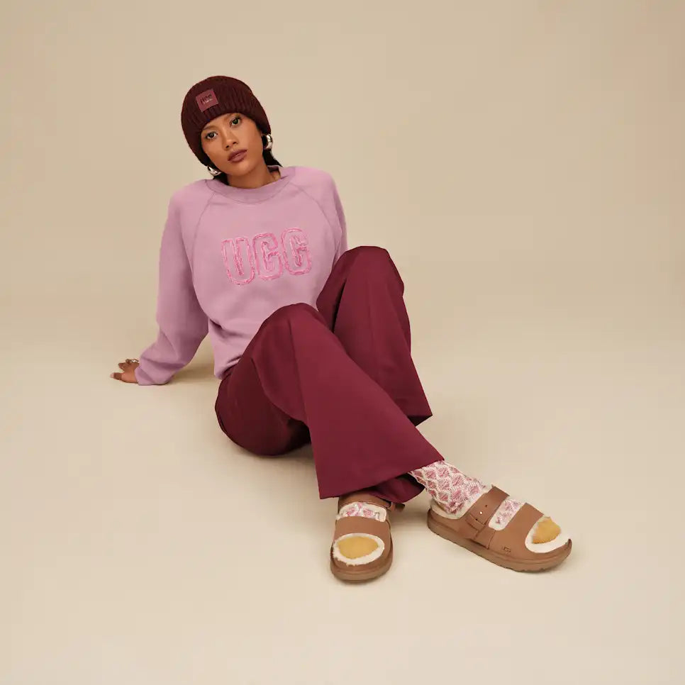 WOMEN'S UGG LOGO CREWNECK | SHADOW