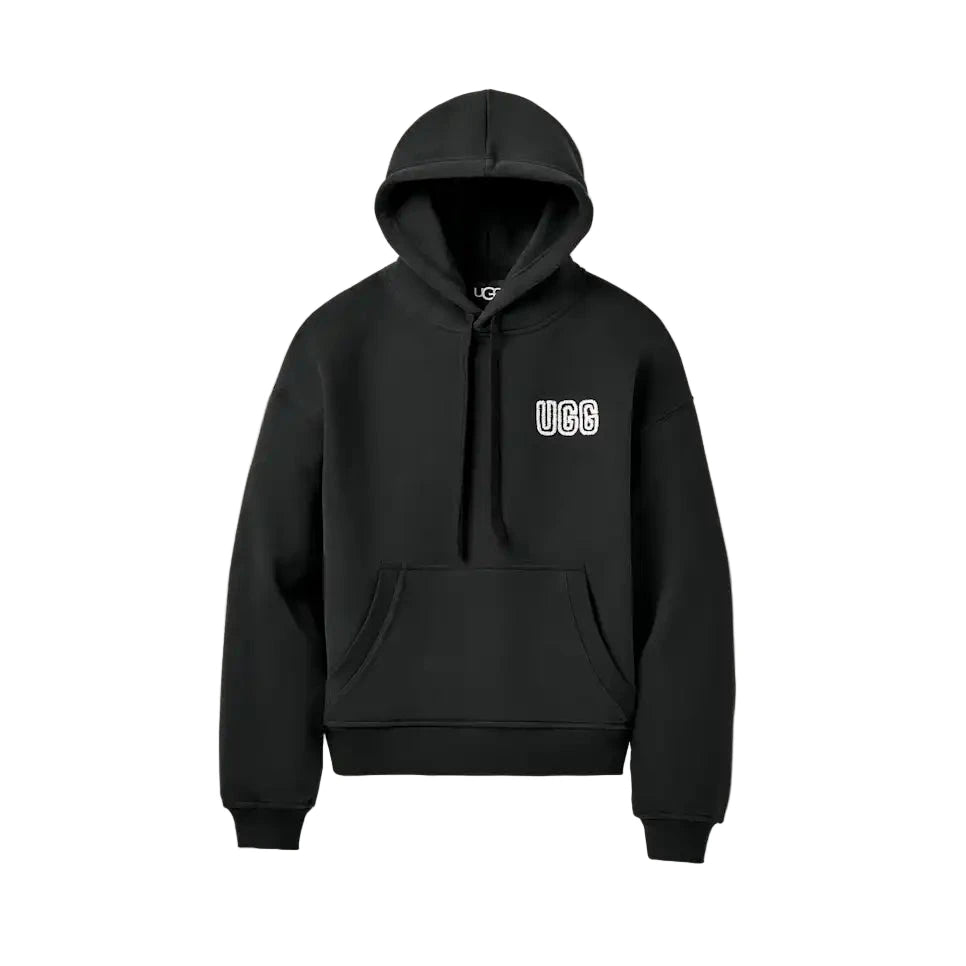 WOMEN'S UGG LOGO HOODIE | BLACK