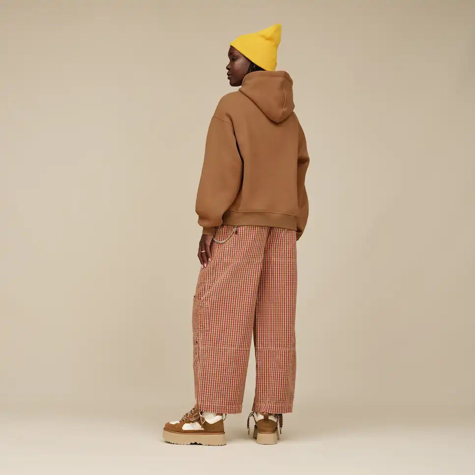 WOMEN'S UGG LOGO HOODIE | CHESTNUT