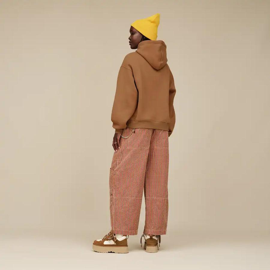 WOMEN'S UGG LOGO HOODIE | CHESTNUT