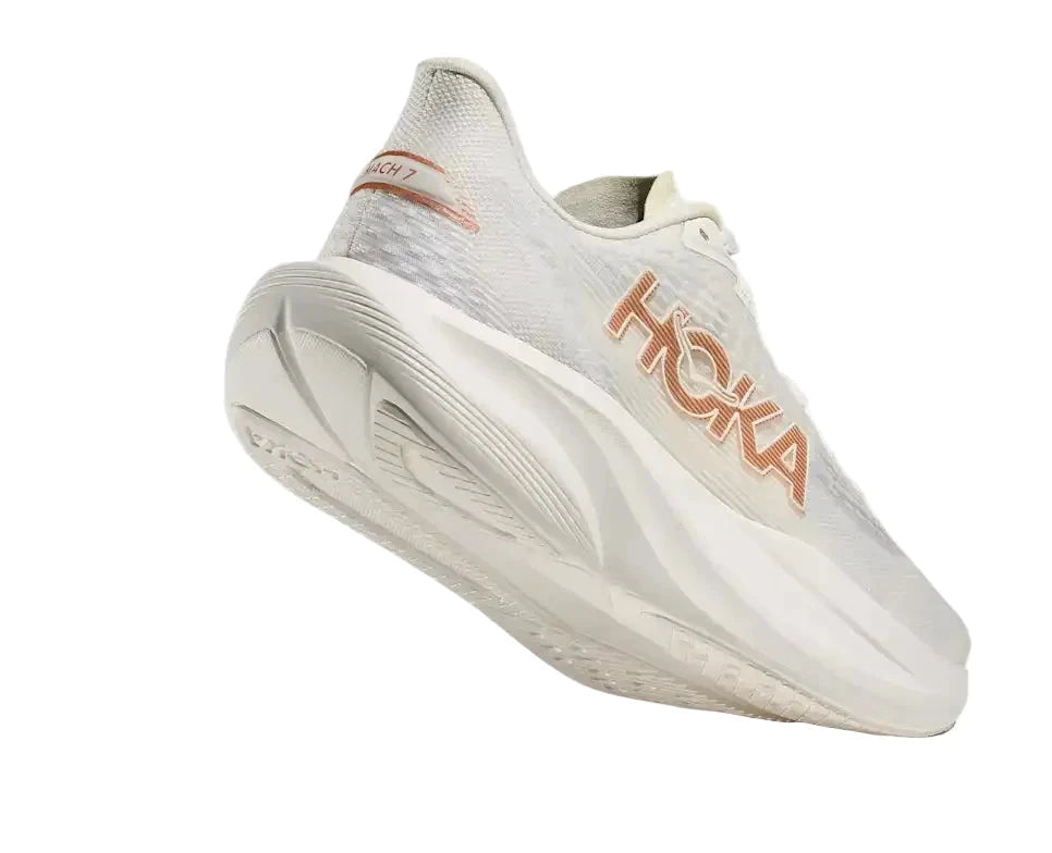 PRE-ORDER WOMEN'S HOKA MACH 7 | FROST | ROSE | GOLD
