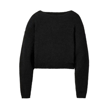 WOMAN'S UGG NOVALIE SLOUCHY PULLOVER | BLACK